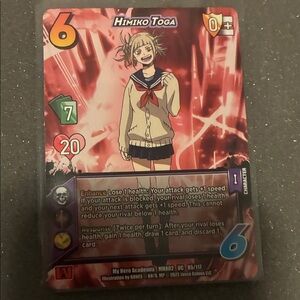 My Hero Academia Trading Card - Himiko Toga (Pink)